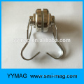 Good quality Neodymium Clamping Magnet with M4 Hook - D25x32mm 22kg Pull